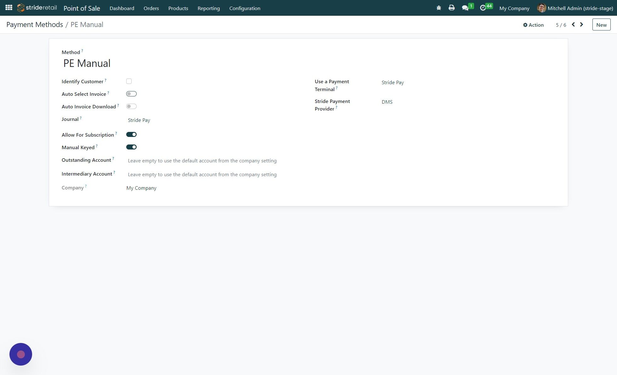 Screenshot of: Click the "Auto Select Invoice?" field to automatically create an invoice at checkout.