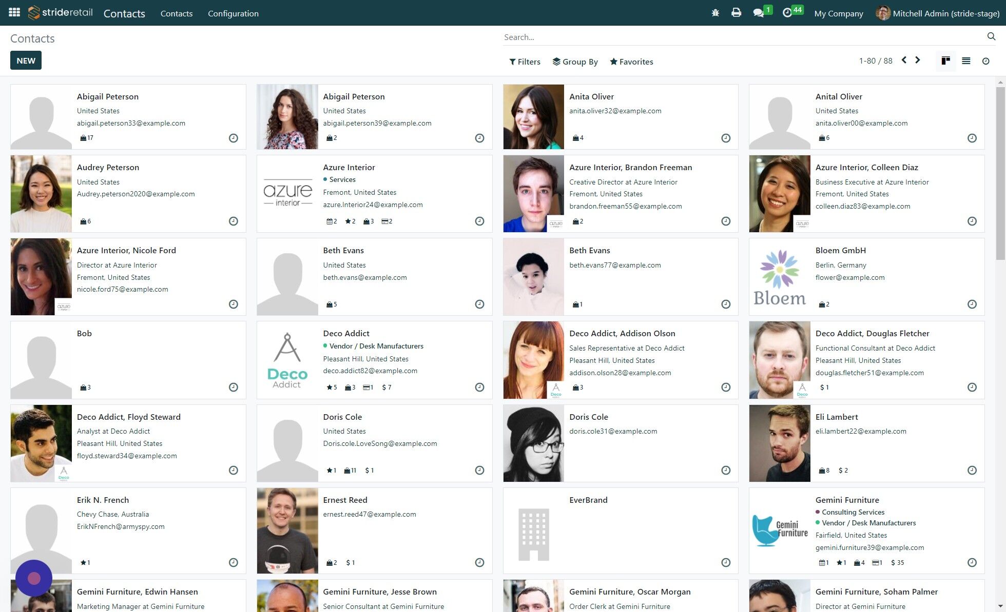 Screenshot of: Find your customer