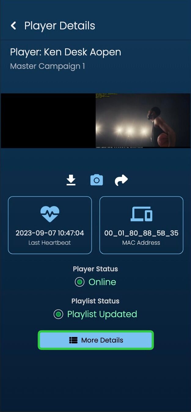 Screenshot of: If you want more information, you can click on the button at the bottom of the page that says 'More Details'.
