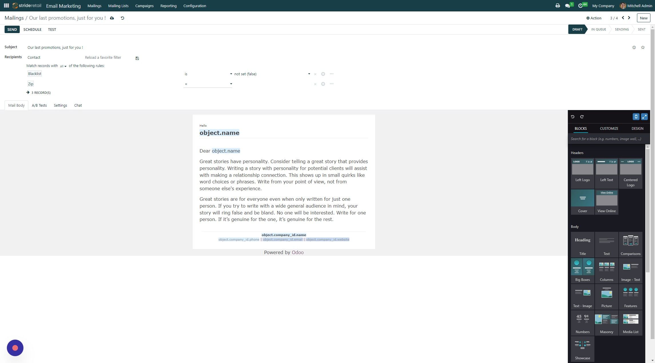 Screenshot of: Click this dropdown to select your conditional formatting.