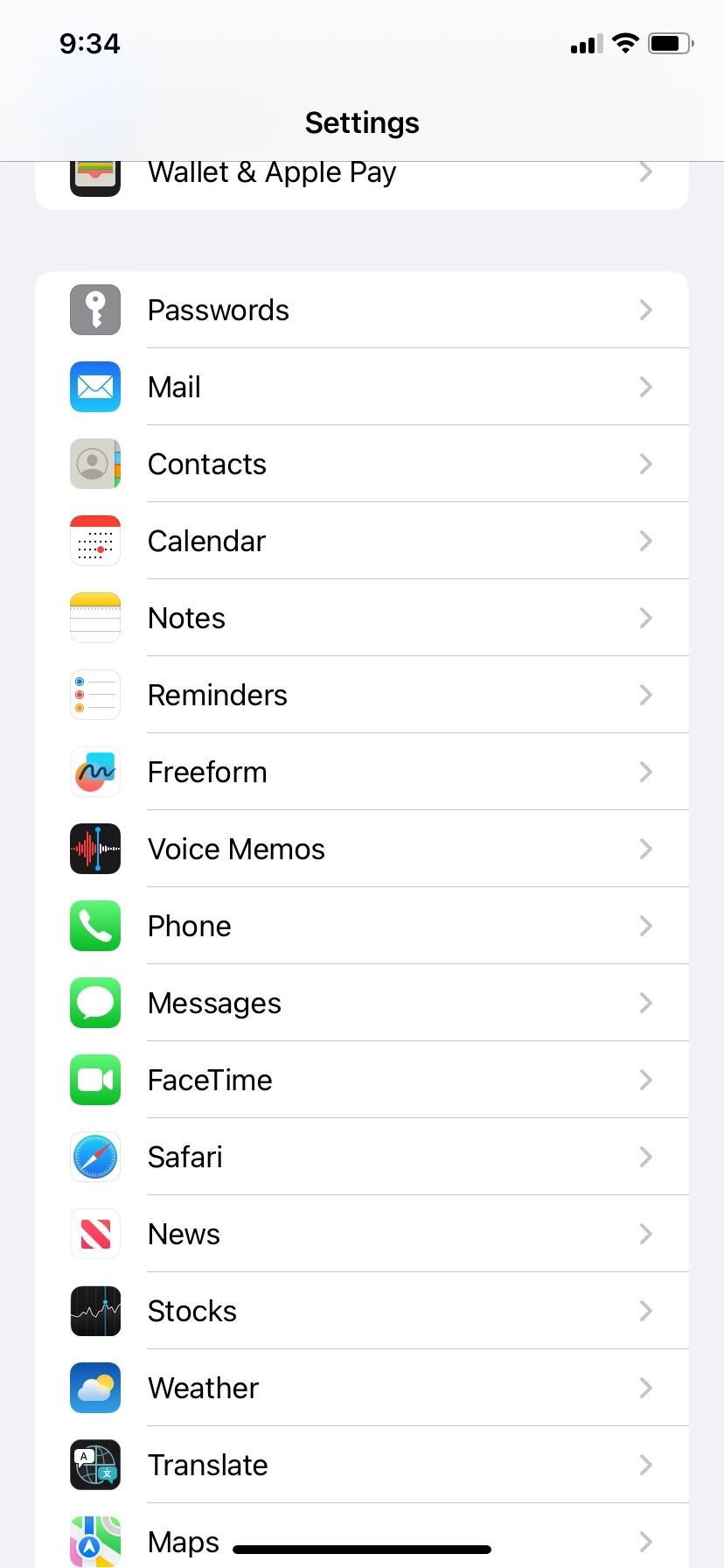 Screenshot of: Tap Mail.