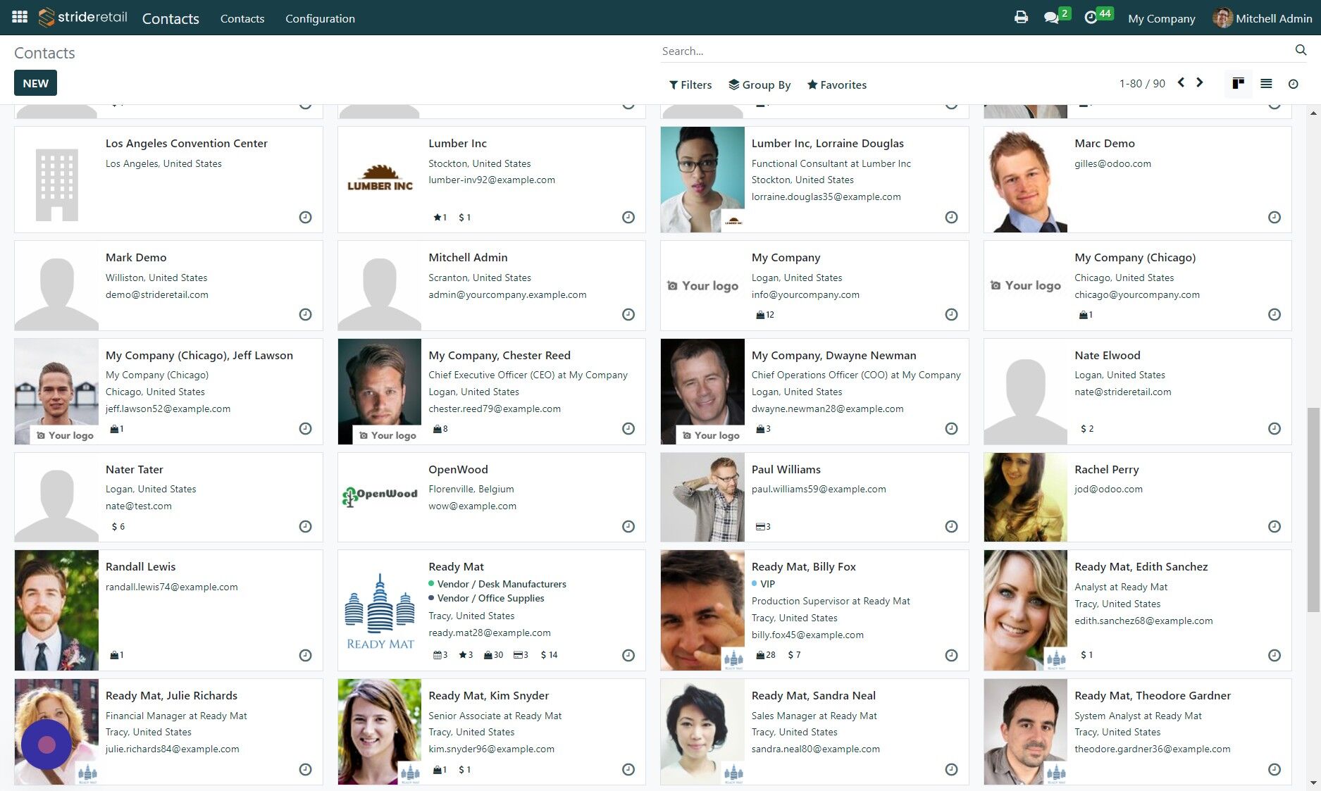 Screenshot of: Select the contact you want to give access. 