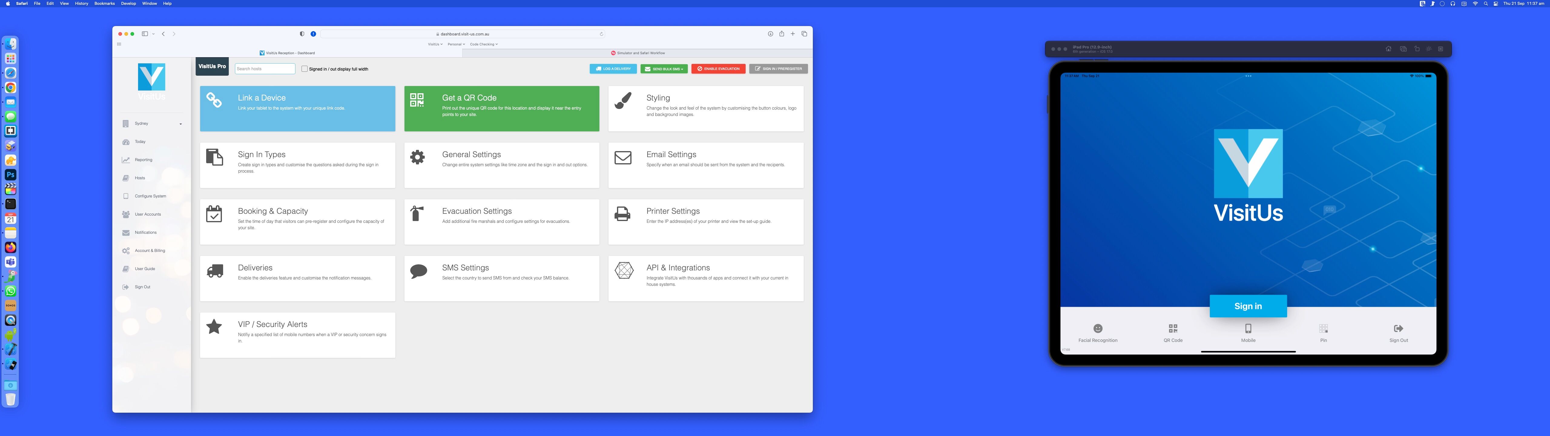 Screenshot of: Then "Sign in types"