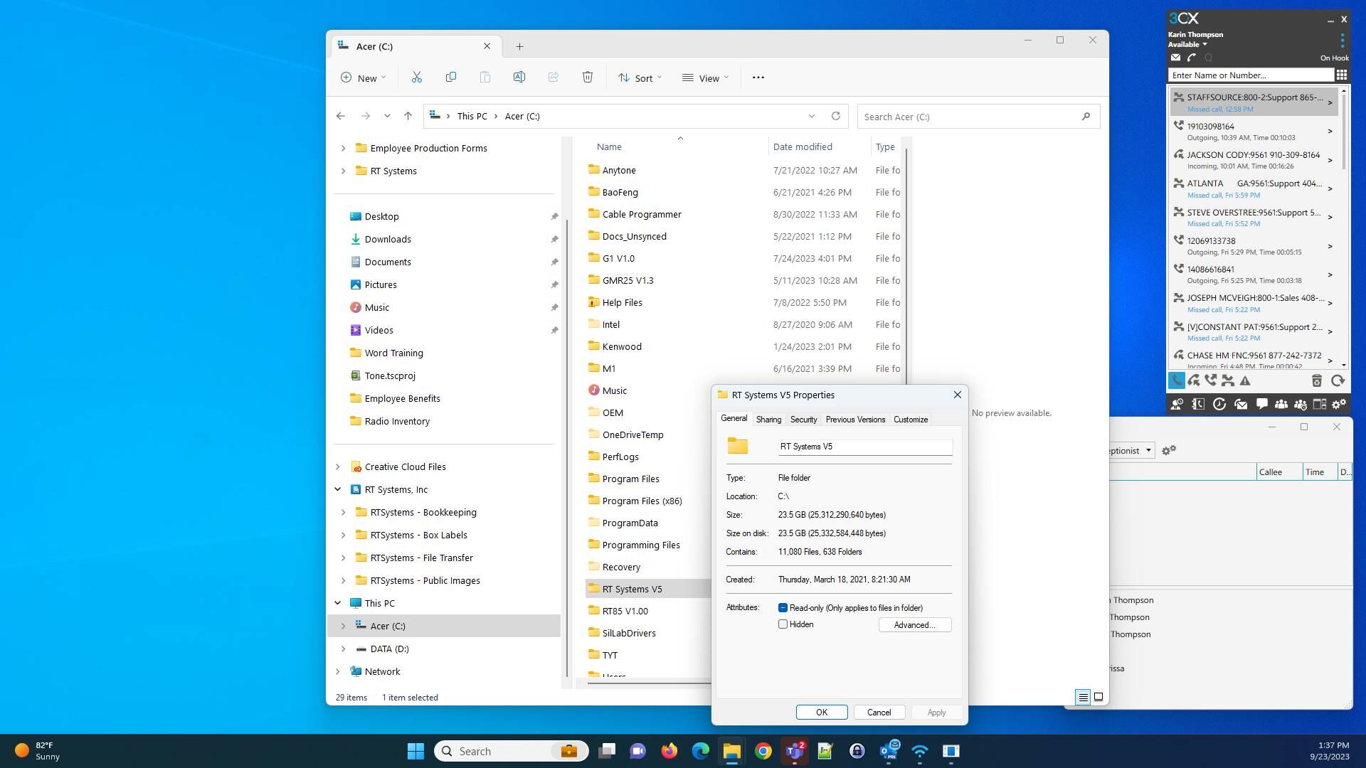 Screenshot of: Click "Security"