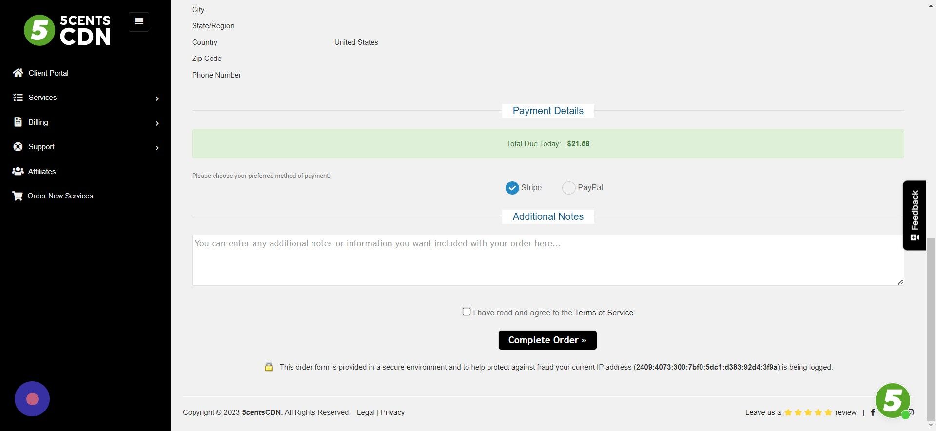 Screenshot of: Click the 