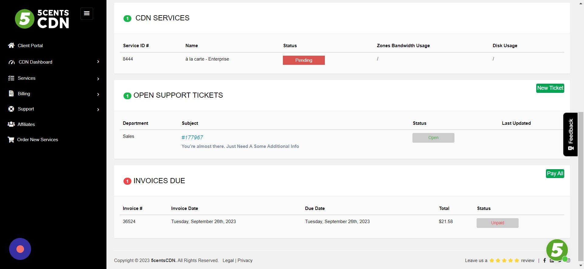 Screenshot of: If you are in Enterprise plan, You will ger a verification ticket. Click here