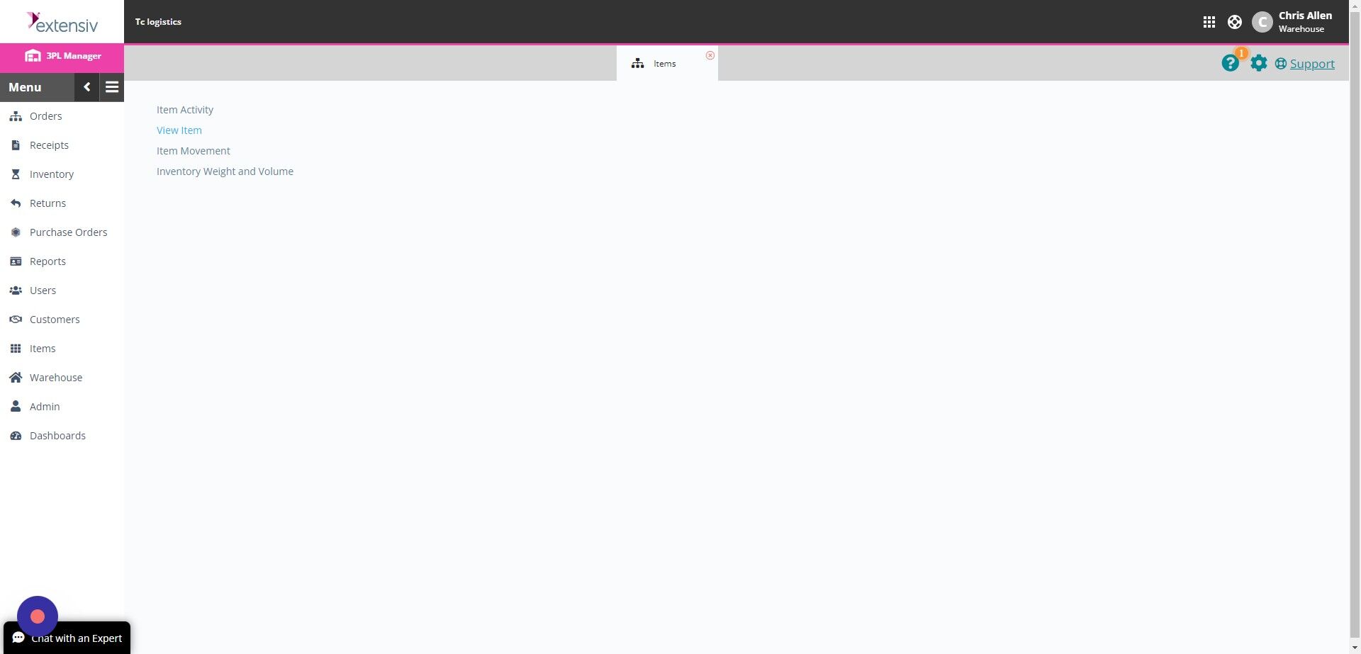 Screenshot of: Click "View Item"