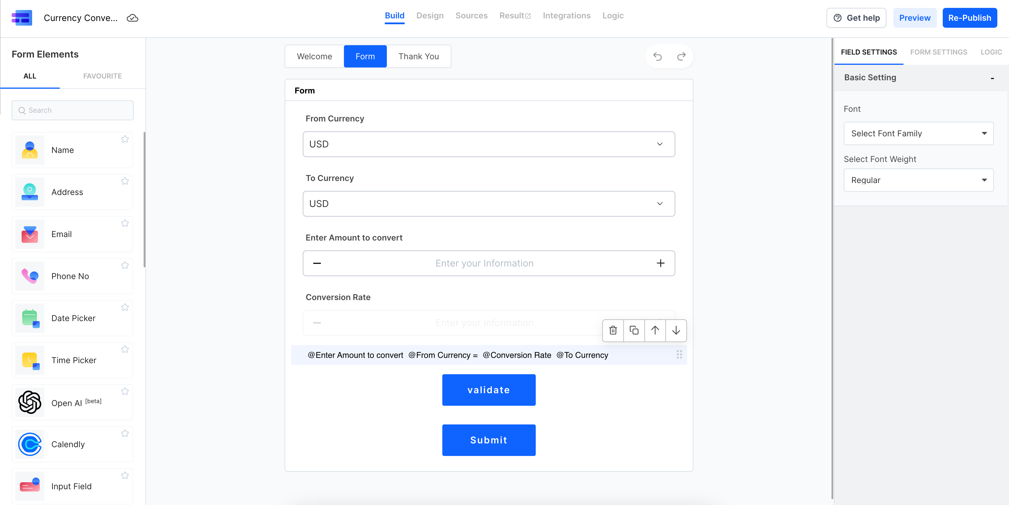 Screenshot of: After setting up, your paragraph text will look like this.