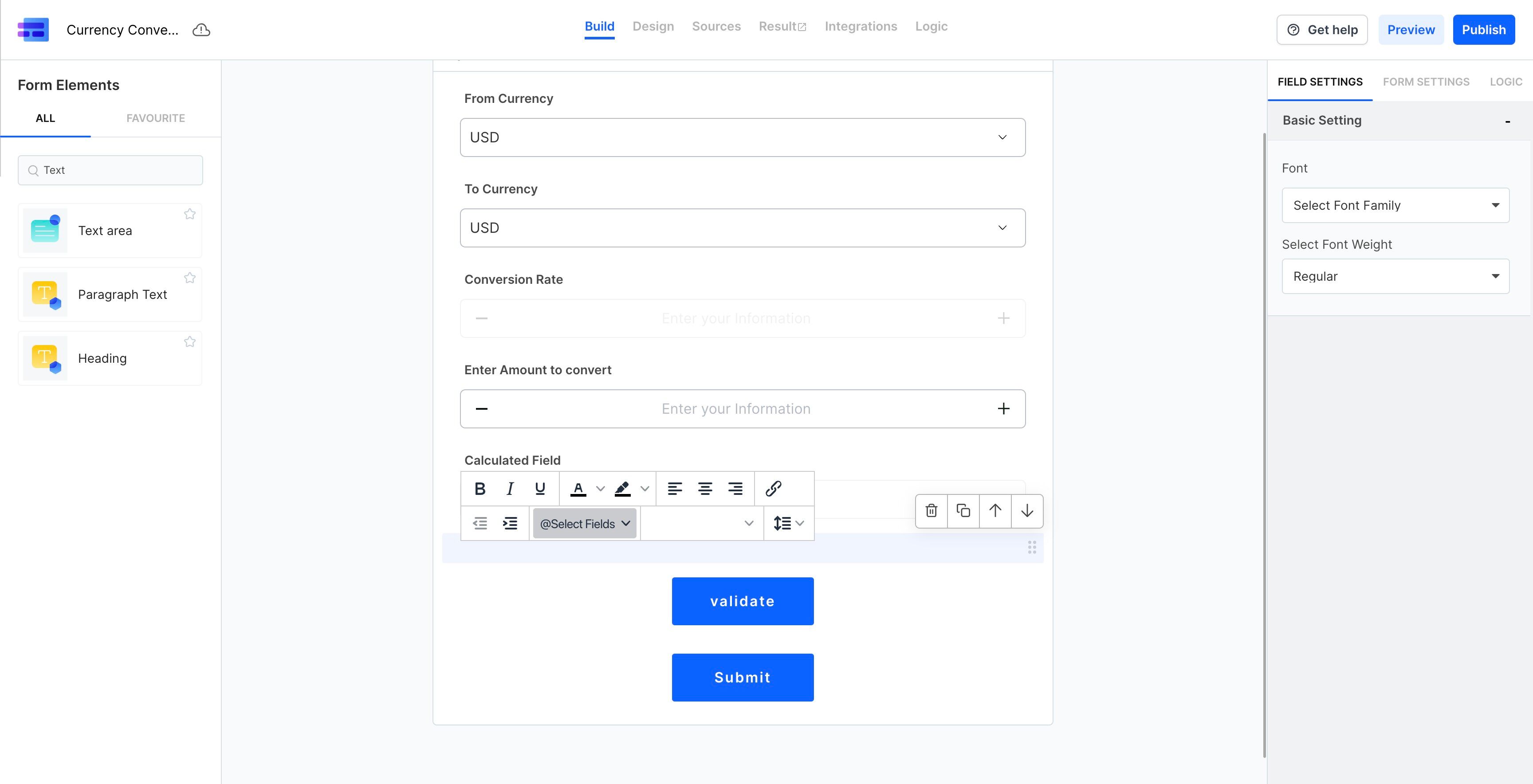 Screenshot of: Click "@Select Fields"