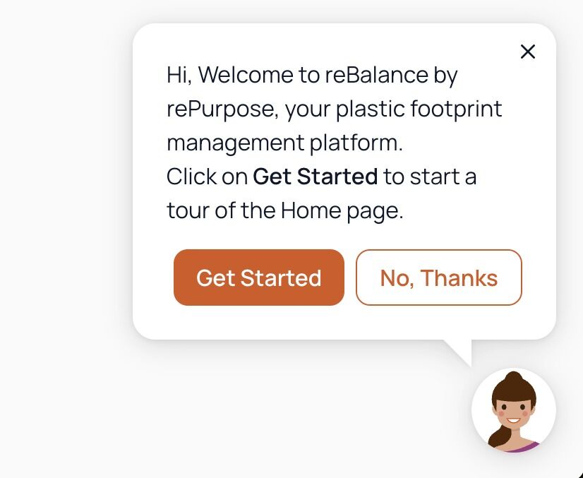 Screenshot of: When you start the guided tour of your choice it would look something like this.