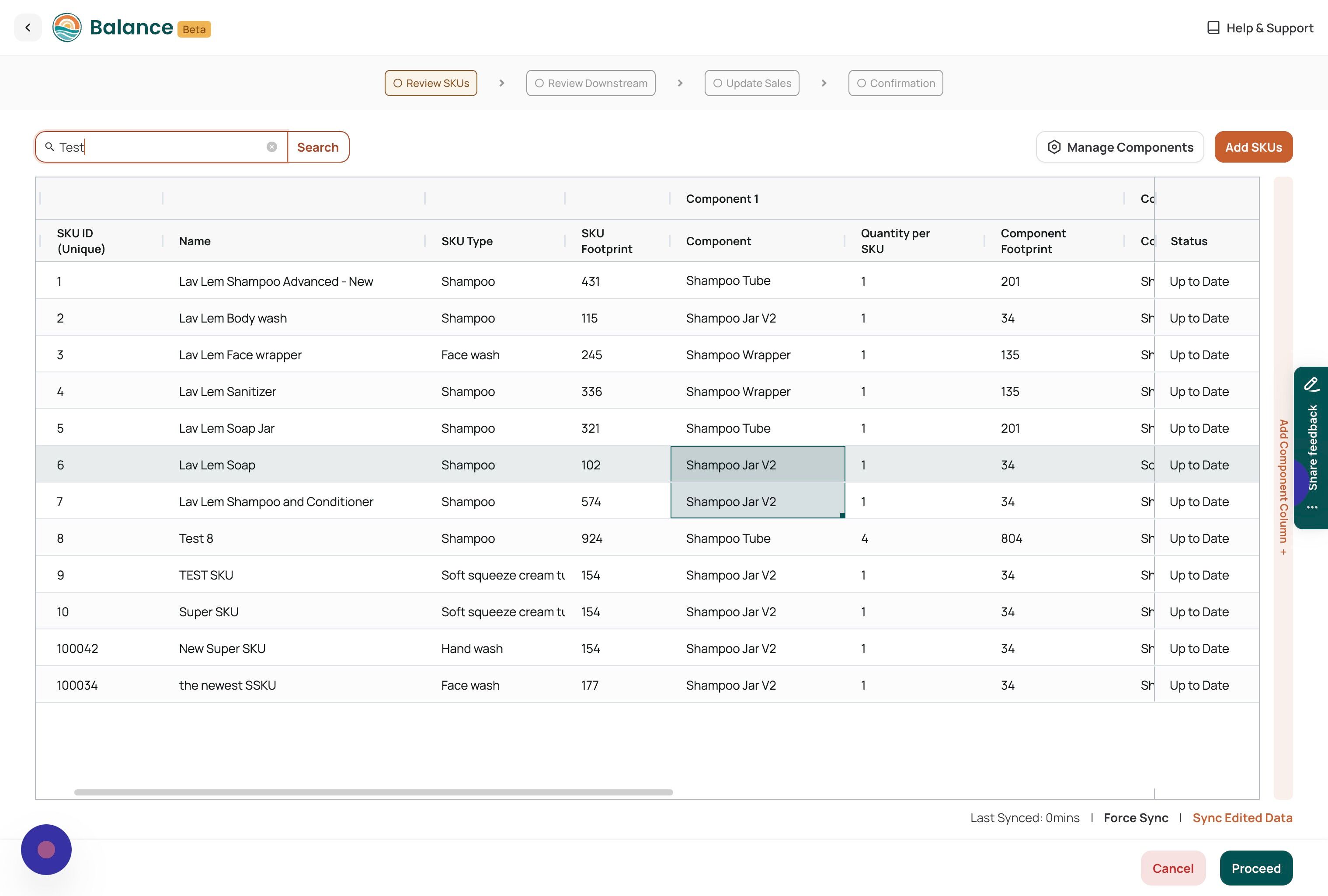 Screenshot of: Click "Search"