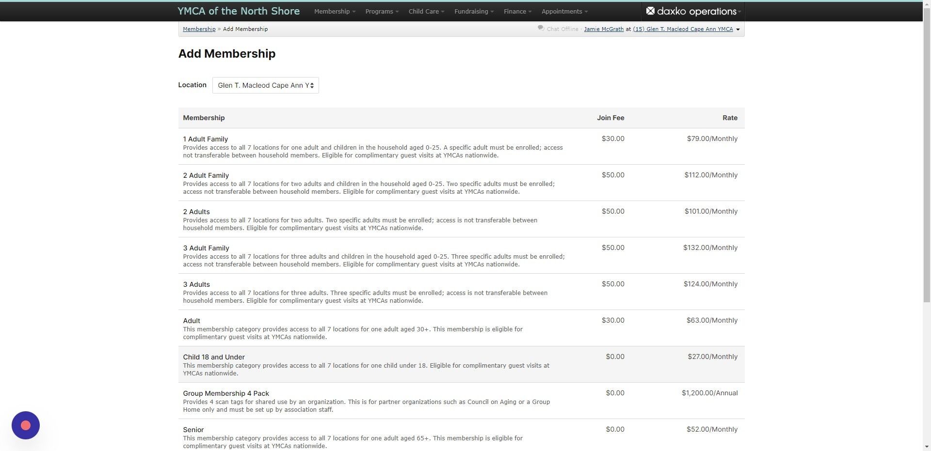 Screenshot of: Click 