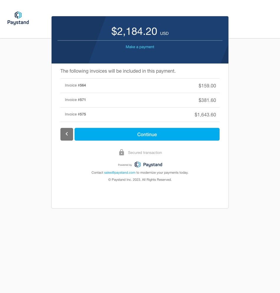 Send Statements using Paystand Email – Paystand Help Center
