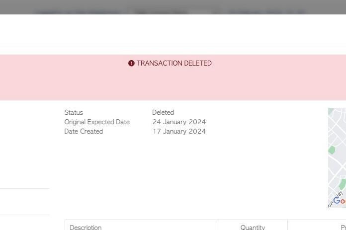 How to restore a deleted Customer Order Pallet Connect