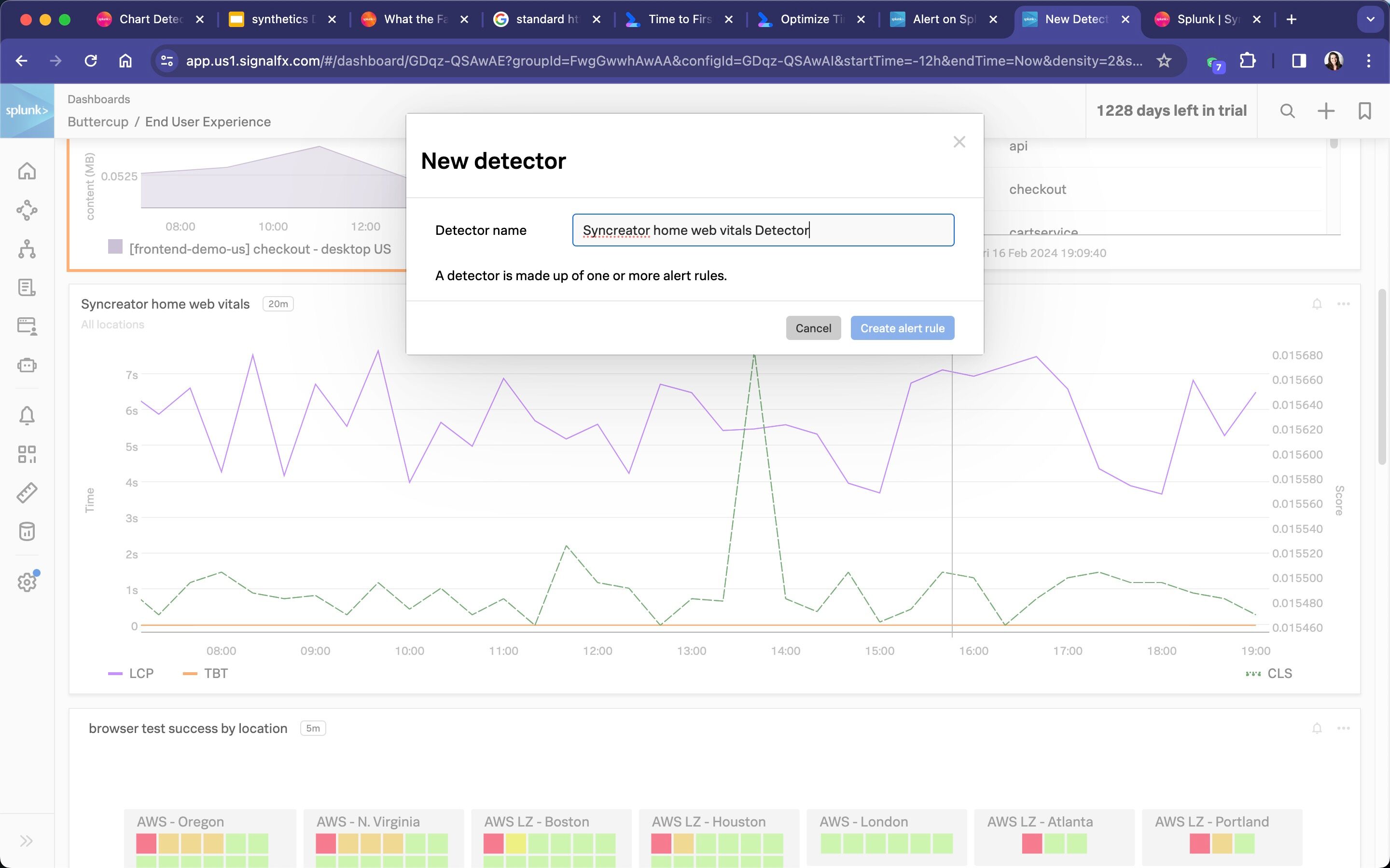 name and create alert rule