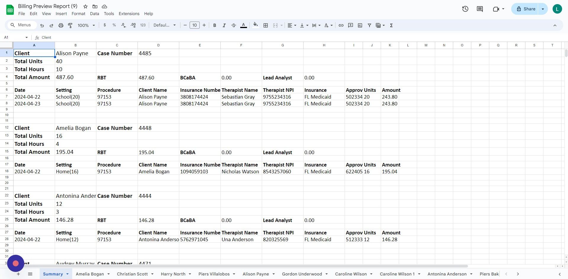 How to run a billing - ABA Matrix Knowledge Desk