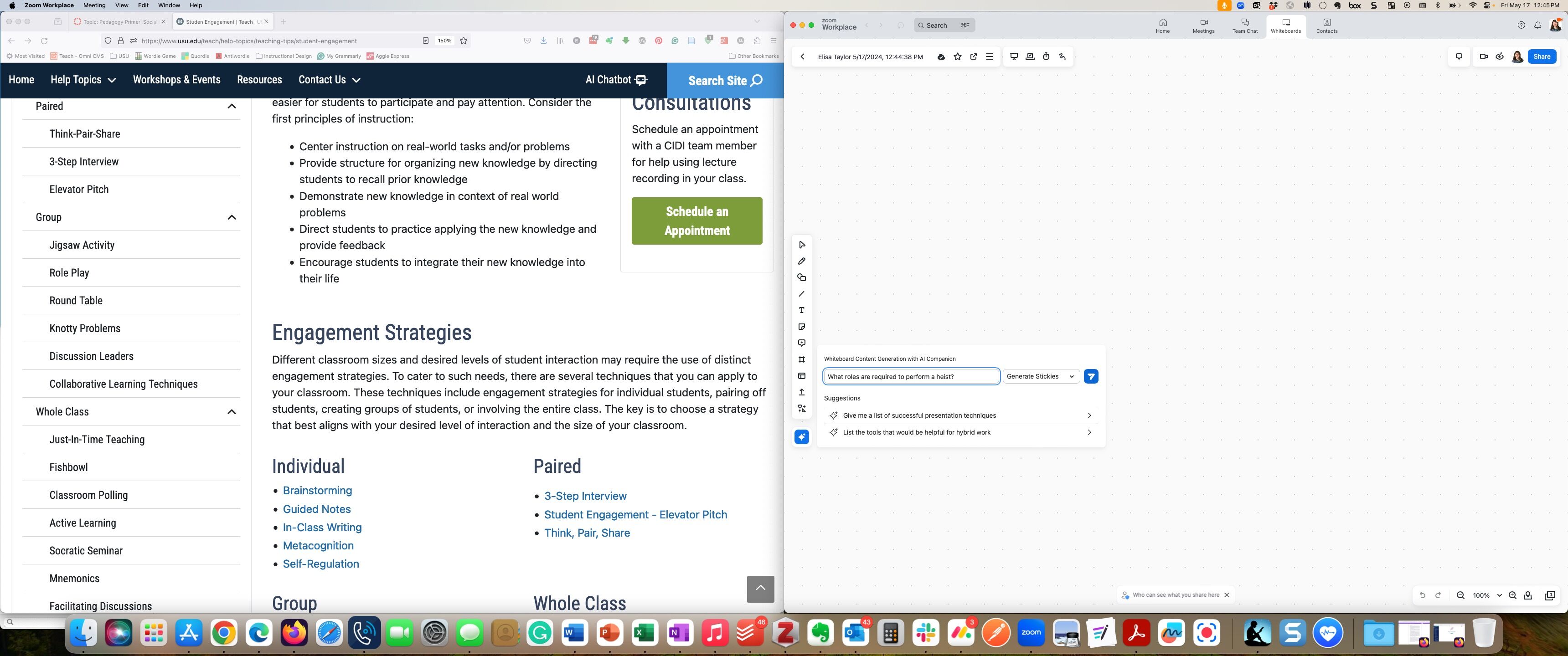 Icebreaker - Group Roles | Teach | USU