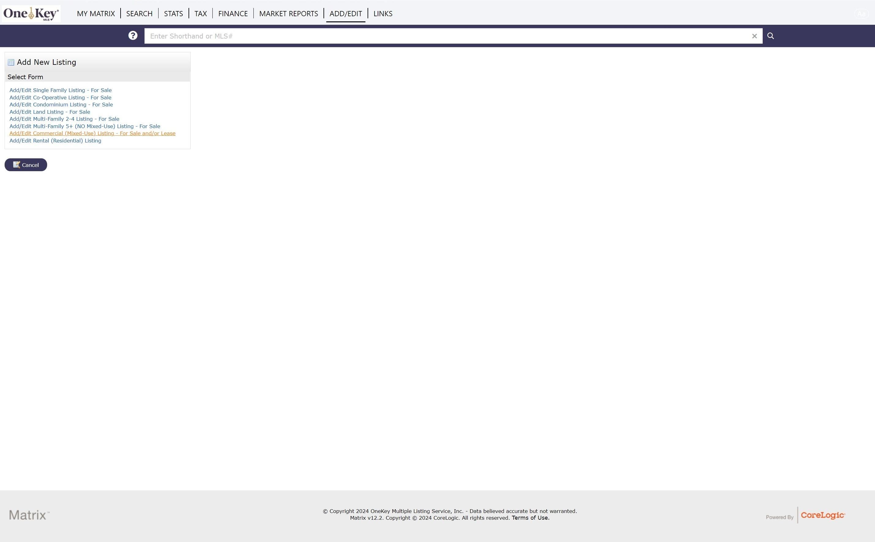 Copying an Existing Listing OneKey® MLS Support Center