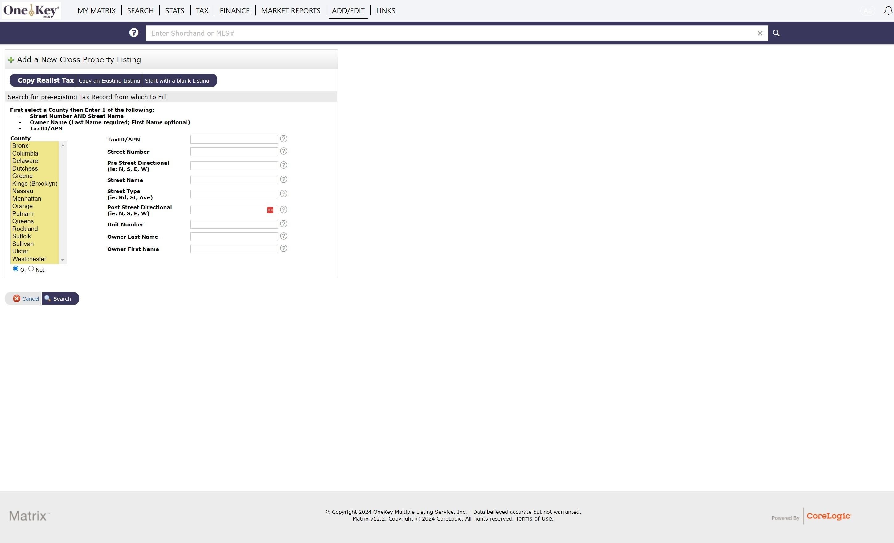 Copying an Existing Listing OneKey® MLS Support Center