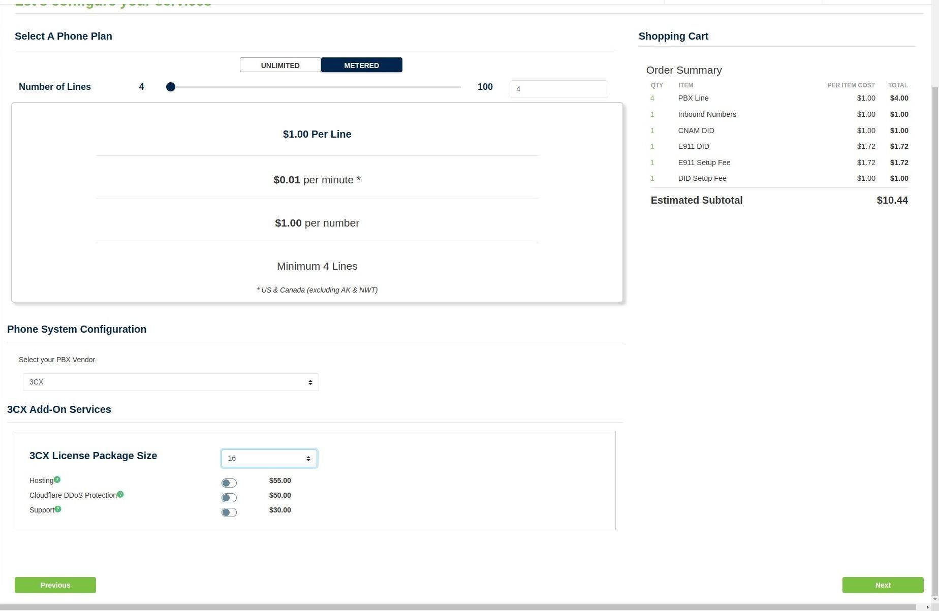 3cx add on services