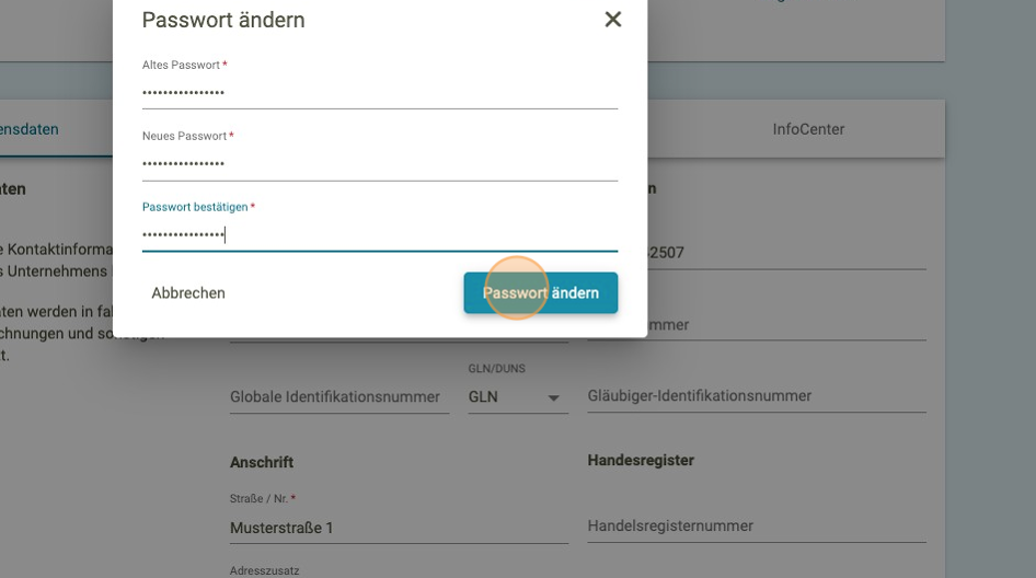 Passwort ändern 5 - faktoora - faktoora -