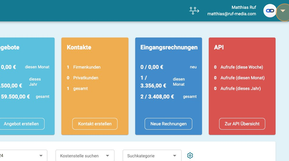 Bankverbindung hinterlegen 1 - faktoora - faktoora -