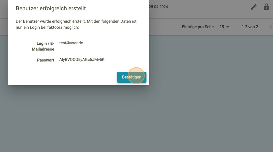 Benutzer erstellen 11 - faktoora - faktoora -