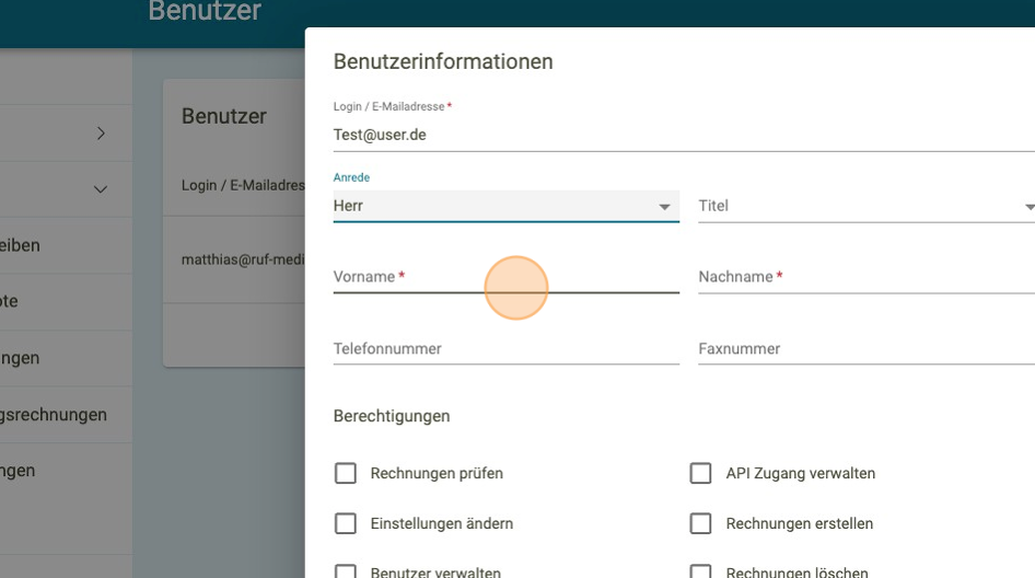 Benutzer erstellen 7 - faktoora - faktoora -
