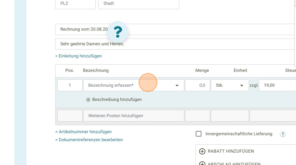 Erstellung einer XRechnung/ZUGFeRD oder PDF Rechnung 9 - faktoora - faktoora -