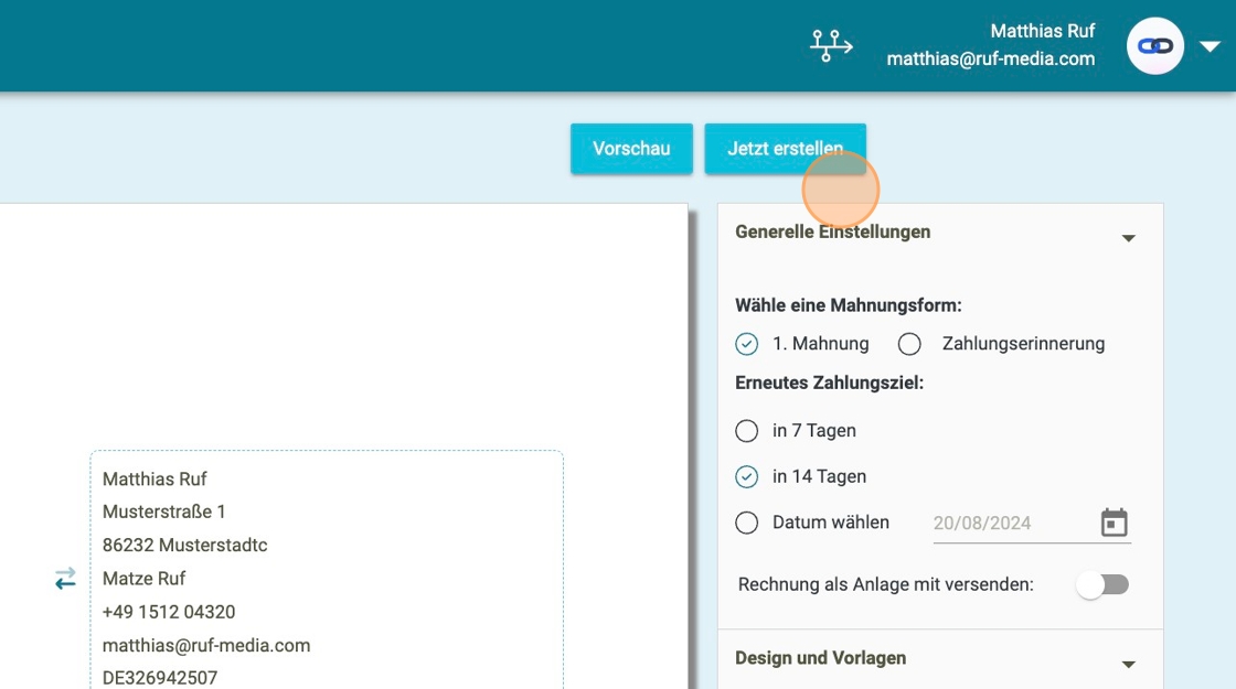Mahnungen 8 - faktoora - faktoora -