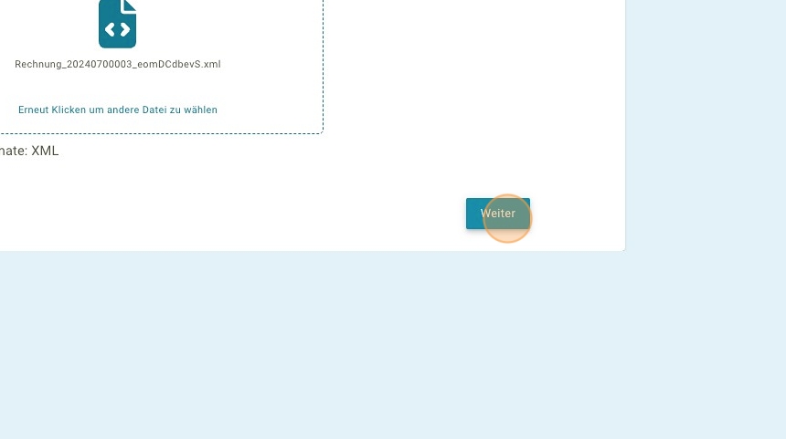 XRechnung importieren 4 - faktoora - faktoora -