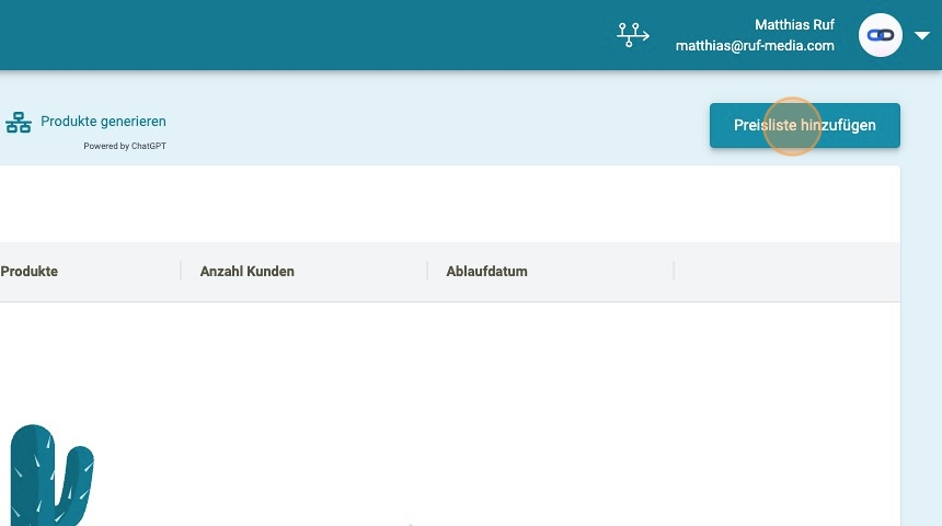 Preisliste erstellen 3 - faktoora - faktoora -