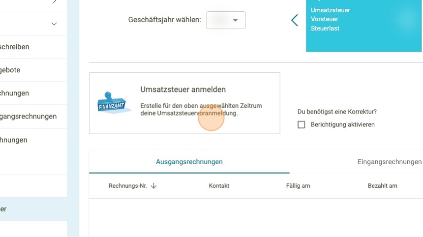 Umsatzsteuer erstellen 2 - faktoora - faktoora -