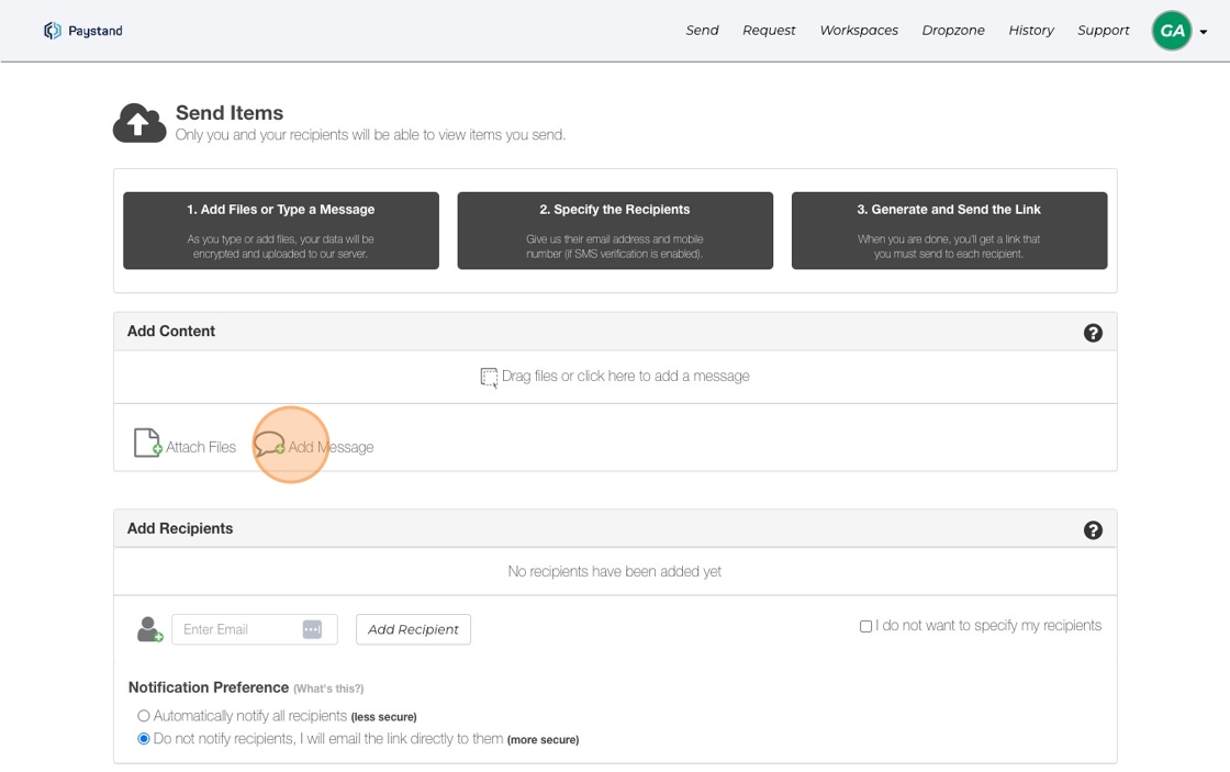 Sending Sensitive Information Securely – Paystand Help Center