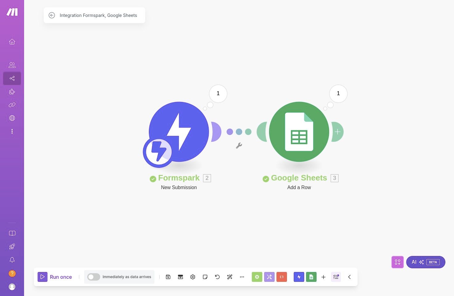 Running your scenario