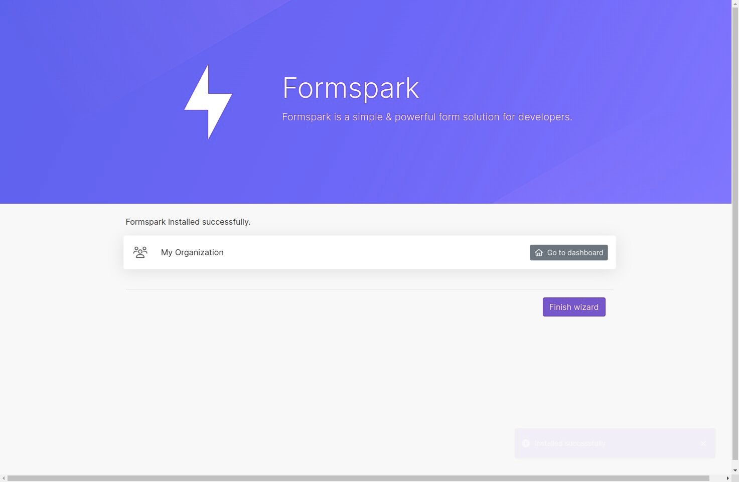 Going to the Make dashboard