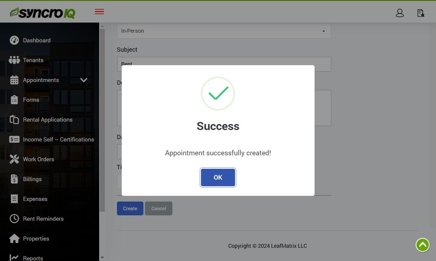 Confirm OK