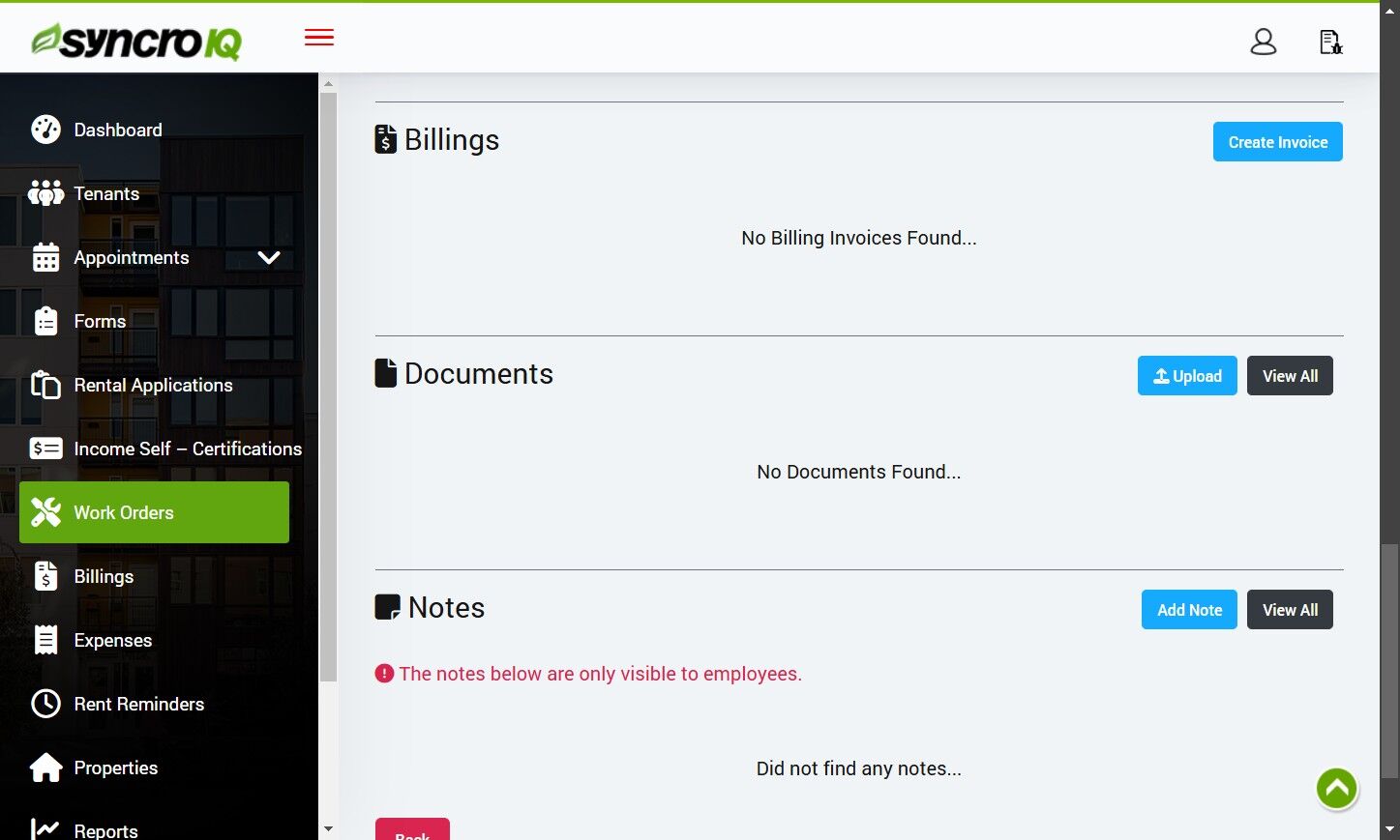 Review Documents tab for attachments