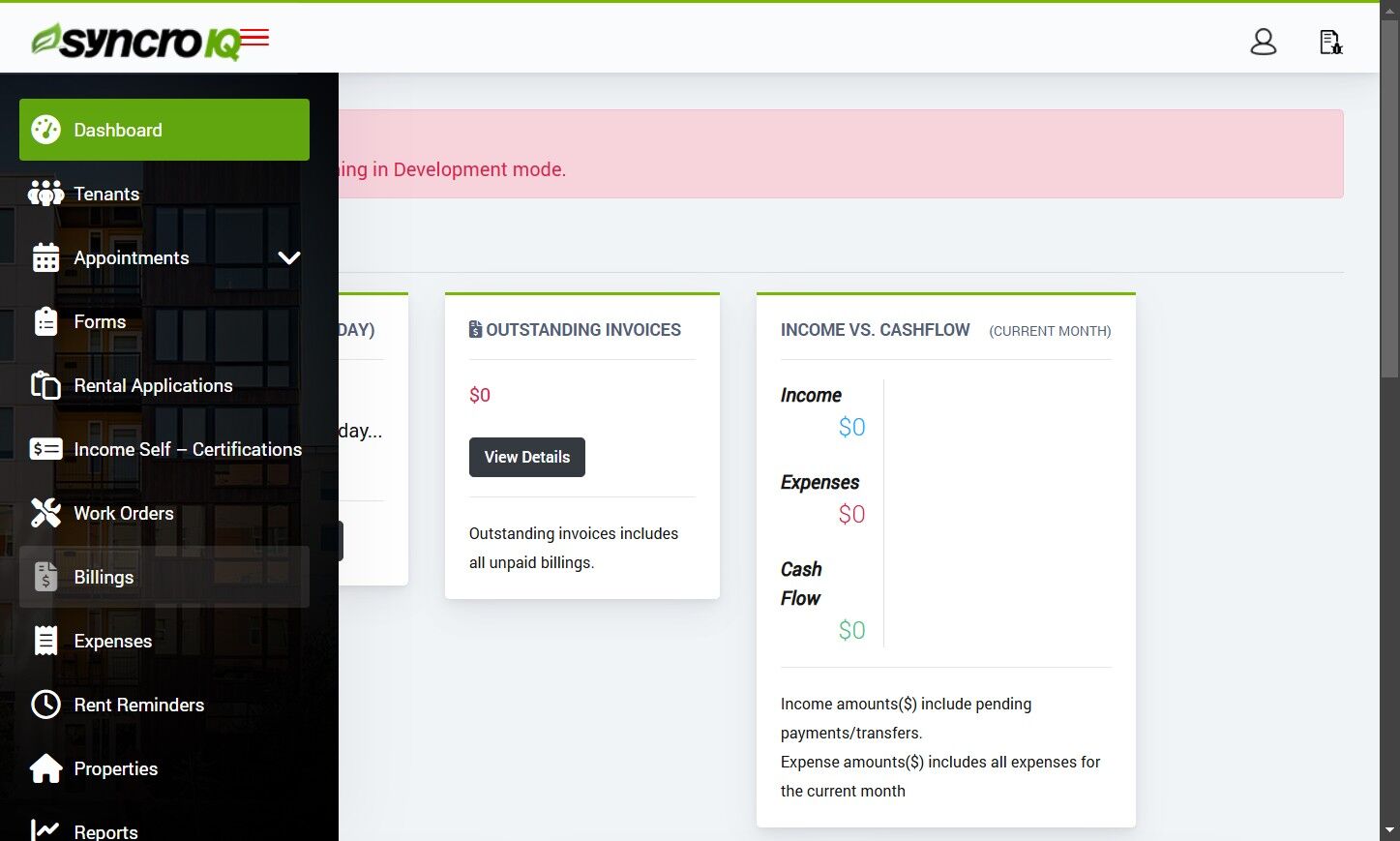 Sidebar Navigation Menu