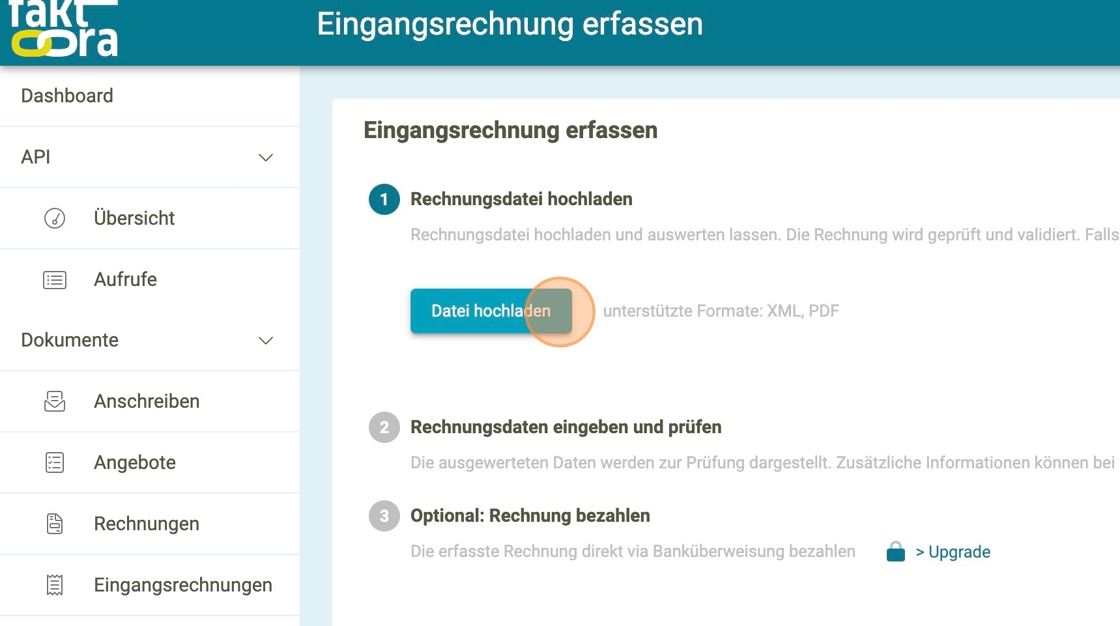 OCR für eingehende PDF Rechnungen 4 - faktoora - faktoora -