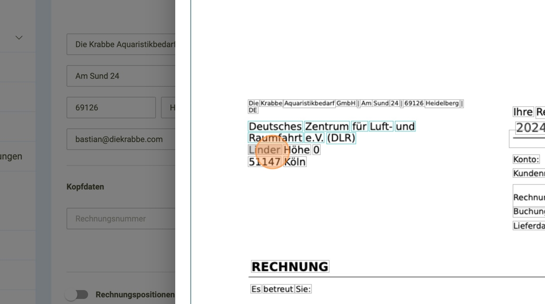 OCR für eingehende PDF Rechnungen 7 - faktoora - faktoora -