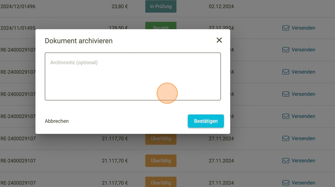 Archivierungsfunktion: Rechnungen und eingehende Rechnungen 4 - faktoora - faktoora -
