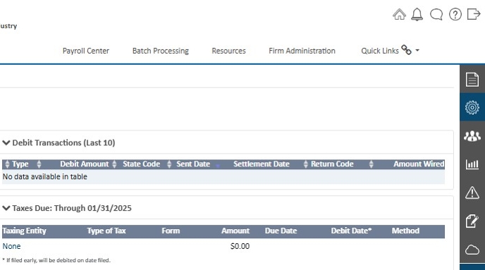 Payroll Relief Dashboard