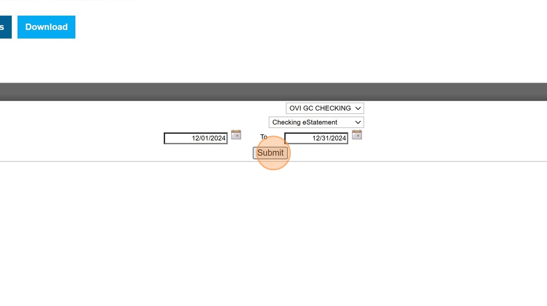Screenshot showing Submit button selection