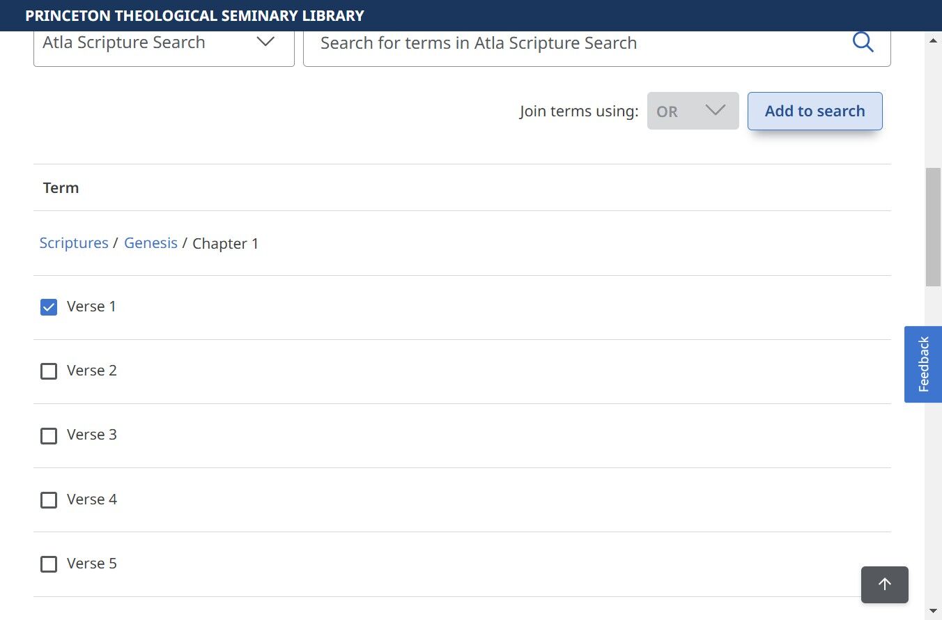 screen snip of the Advanced Search screen for Atla Religion Database with AtlaSerials PLUS on the EBSCOhost platform with the "Add to search" button highlighted