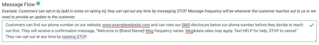 message flow