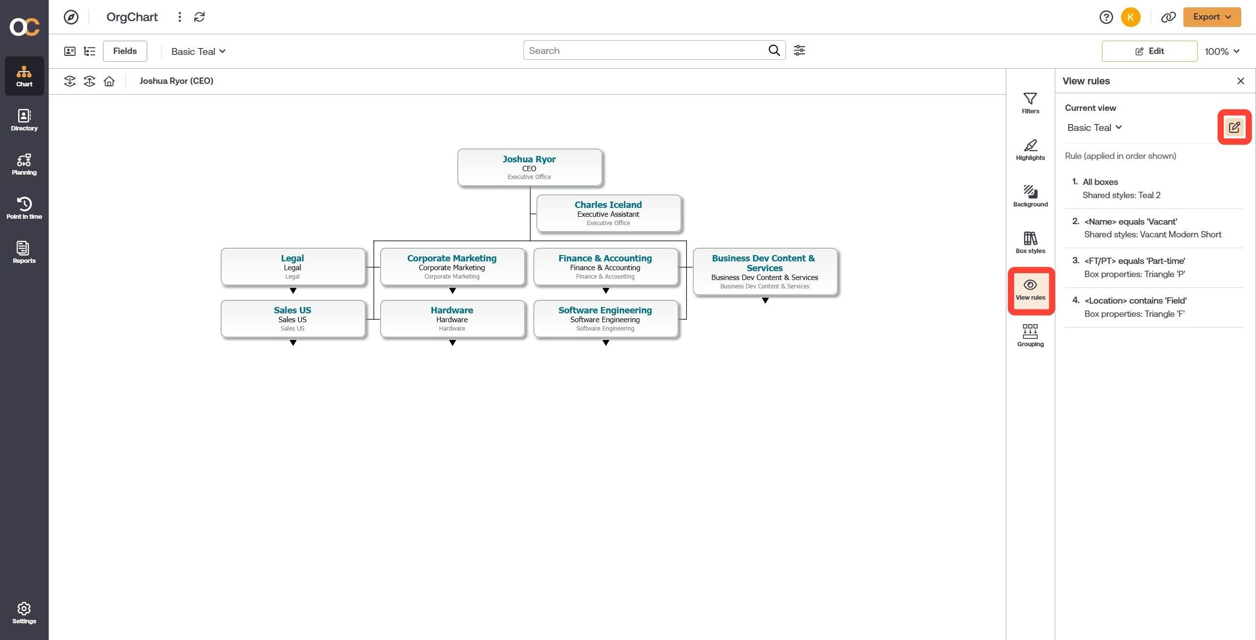 Functional Charts – OrgChart