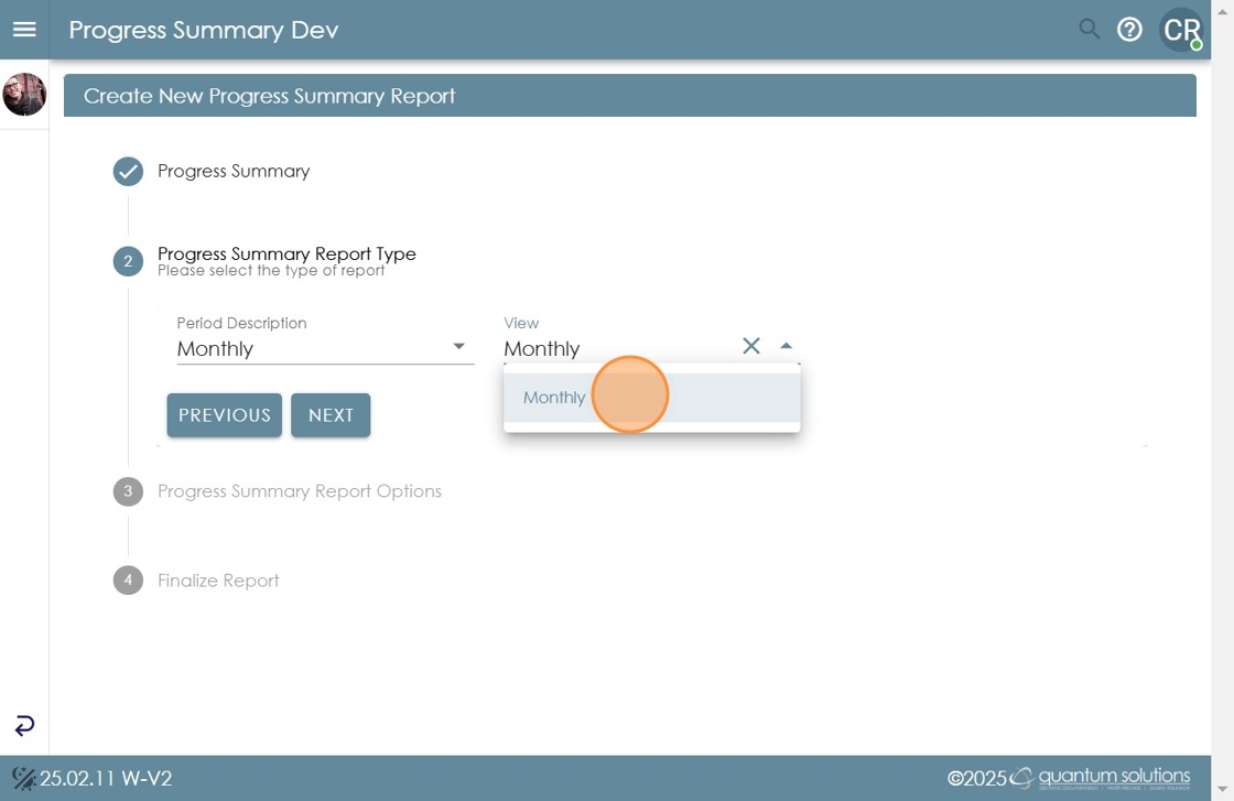 Progress Summary | Software User Guide