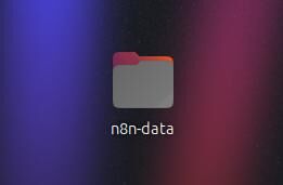 Creating an n8n-data folder in your file explorer