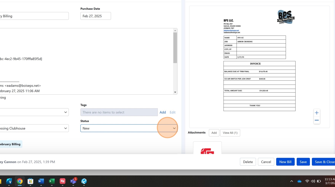 Screenshot showing complete option